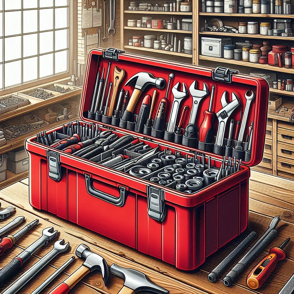 作業場におけるプロおすすめの工具箱のイメージ画像