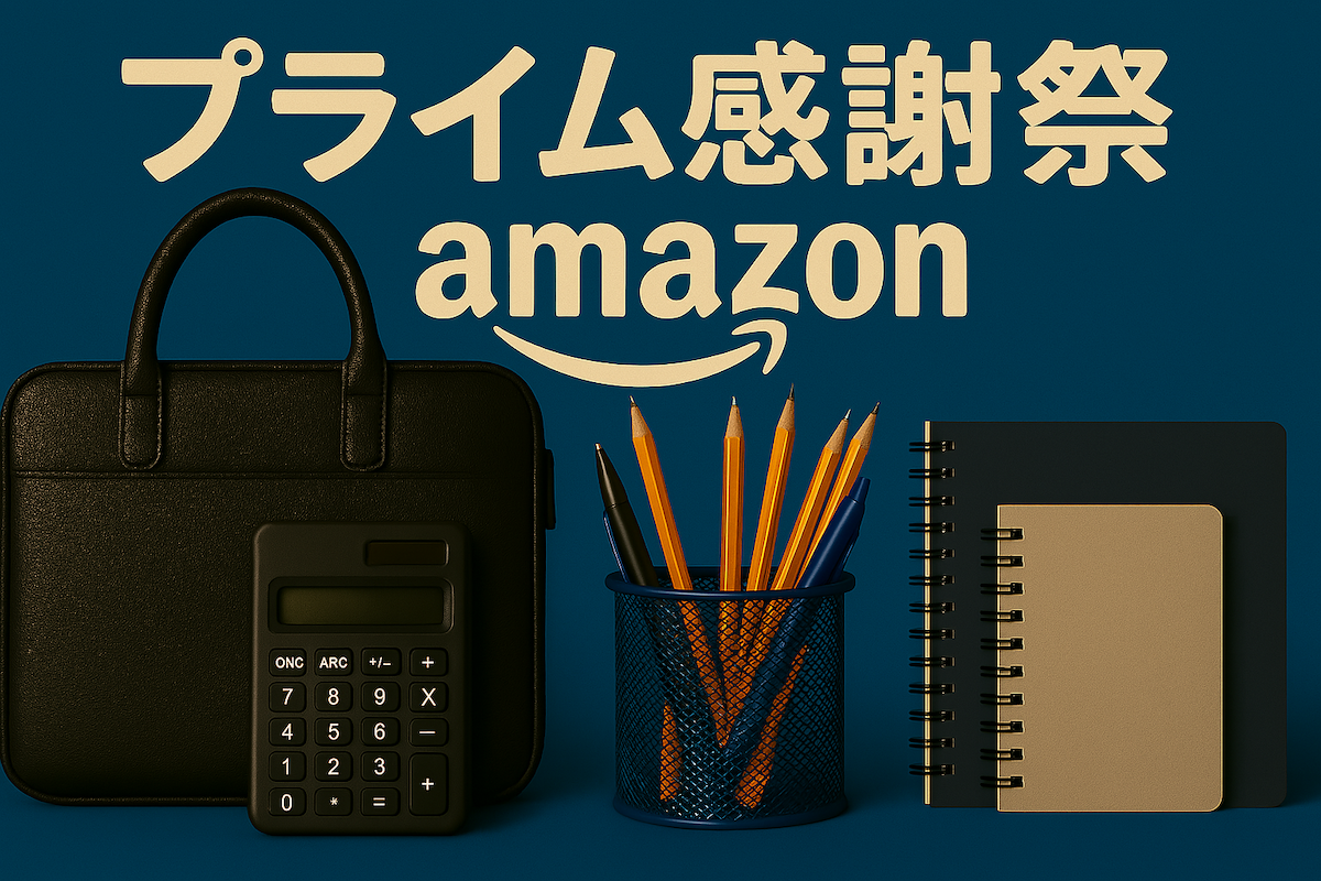Amazonプライム感謝祭にビジネスグッズを載せた画像