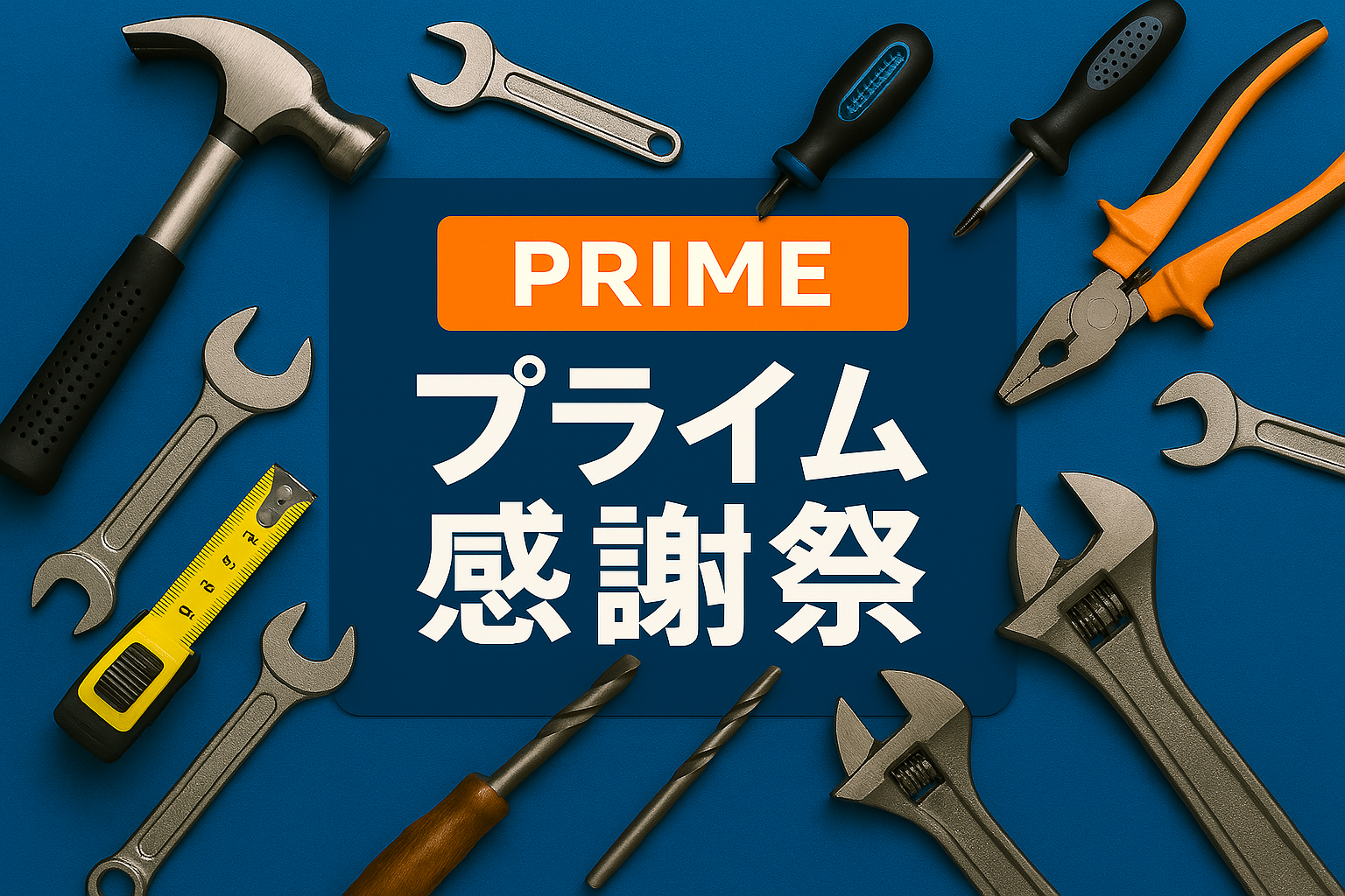 プライム感謝祭で工具をおすすめするアイキャッチ画像